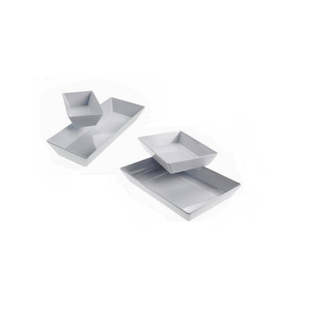 VASSOIO MELAMINA CM.17.5x32.5 H.7 GN 1/3 BORDO ALTO