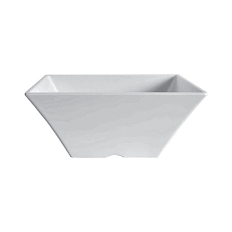 Coppa melamina quadra cm.40x40 h.14,5 svasata bianca