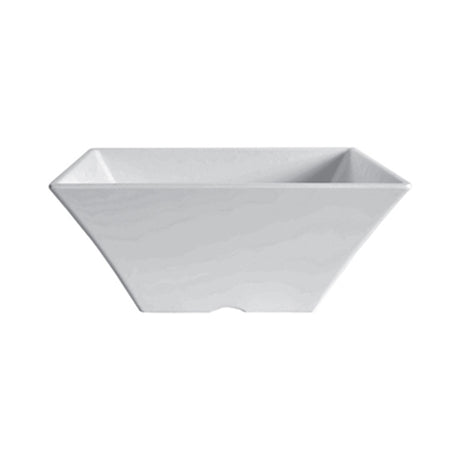 Coppa melamina quadra cm.31,5x31,5 h.12,5 svasata bianca