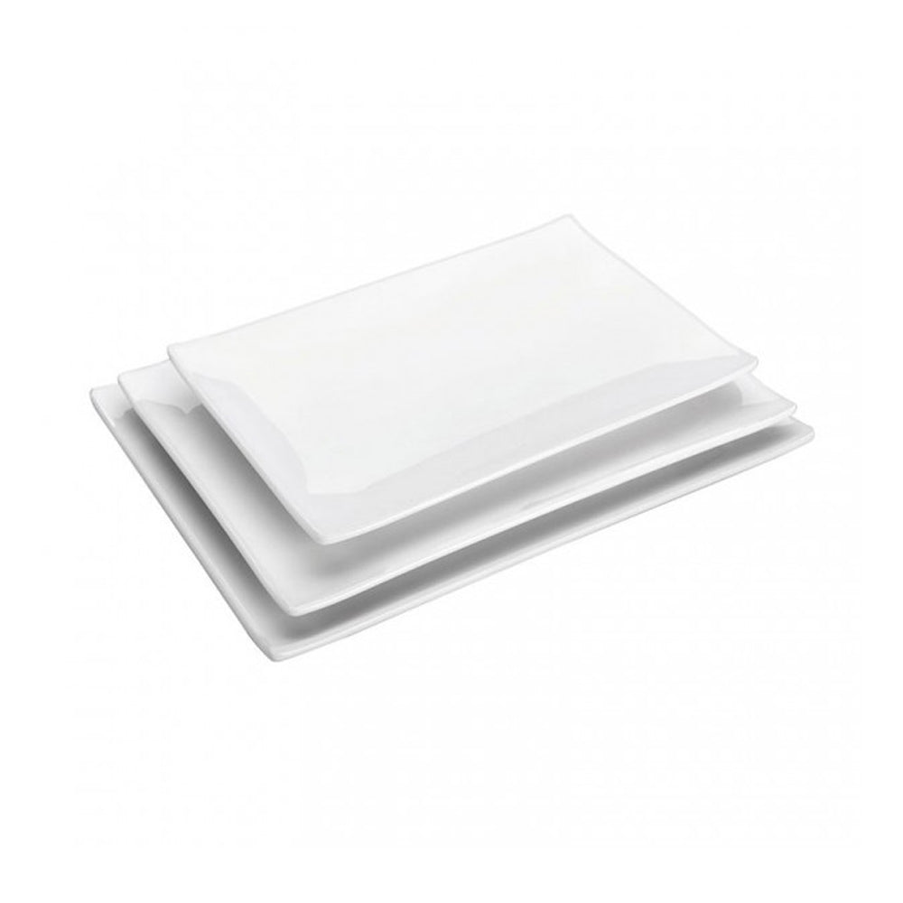 Vassoio melamina cm.42x29 rettangolare bianco