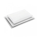 Vassoio melamina cm.42x29 rettangolare bianco