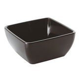 Coppa melamina quadrata cm.25,4x25,4 nera