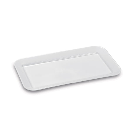 Vassoio macelleria rettangolare cm.30x16 h.2,5 bianco