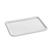 Vassoio plastica/metacrilato cm.57x38 h.3 rettangolare bianco