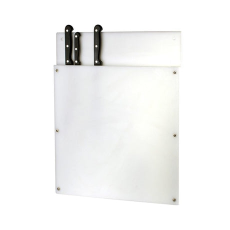 Portacoltelli polietilene bianco cm.60x50