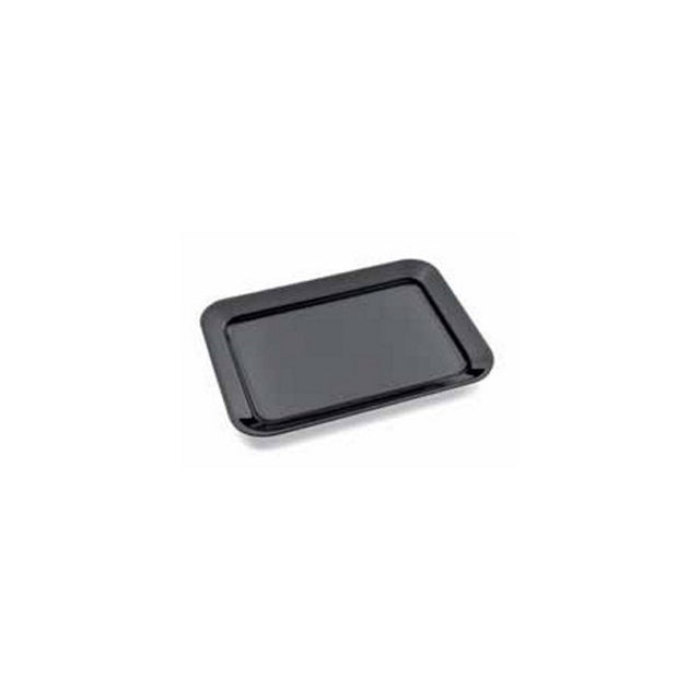 Vassoio plastica/metacrilato cm.25x22 h.3 rettangolare nero