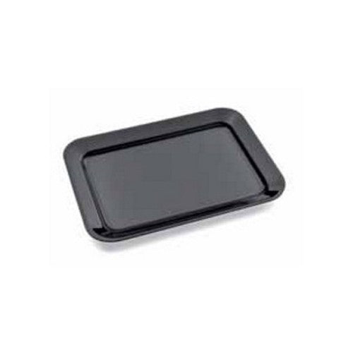 Vassoio plastica/metacrilato cm.52x24 h.3 rettangolare nero