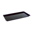 Vassoio plastica/metacrilato cm.44x32 h.5 rettangolare nero