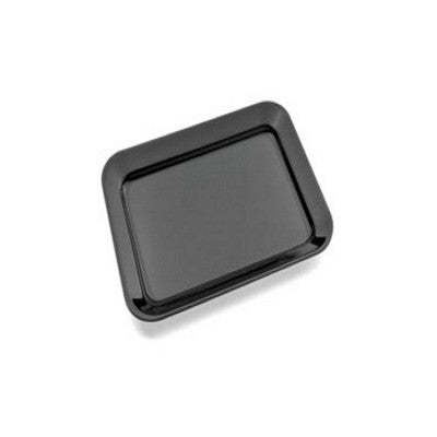 Vassoio plastica/metacrilato cm.30x30 h.3 quadrato nero