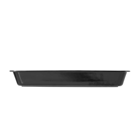 VASSOIO MELAMINA CON BORDO CM.35X25 H.4 NERO
