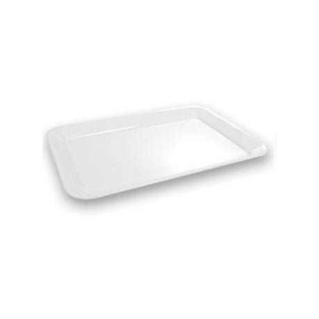 Vassoio plastica/metacrilato cm.43x32 h.3 rettangolare bianco