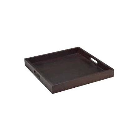 Vassoio legno wenge cm.40x40 h.5