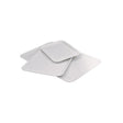 Vassoio plastica cm.35x24 h.1,2 rettangolare bianco