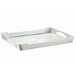 Vassoio plastica diamante capri cm.51x35 h.5 bianco