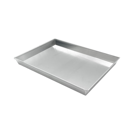 Teglia alluminio cm.60x40 h.3 bordi svasati