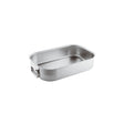 Tegame inox rettangolare maniglie snodo cm.45x30 h.9 sambonet paderno
