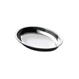 Pirofila inox ovale cm.36x26 h.6