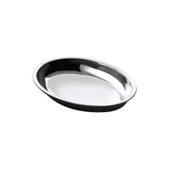 Pirofila inox ovale cm.36x26 h.6