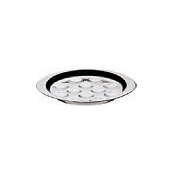 Piatto lumache inox 6 posti