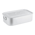 Brasiera alluminio con coperchio cm.60x35 h.15