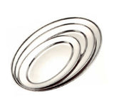 Vassoio inox ovale cm.35x22 eco
