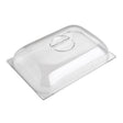 Coperchio policarbonato vaschetta gelato 36x16,5 bombato