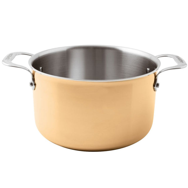 Casseruola rame alta 2 manici ø cm.24 lt.6,3