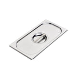Coperchio inox gn.1/3 cm.32,5x18