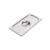 Coperchio inox gn.1/4 cm.26,5x16