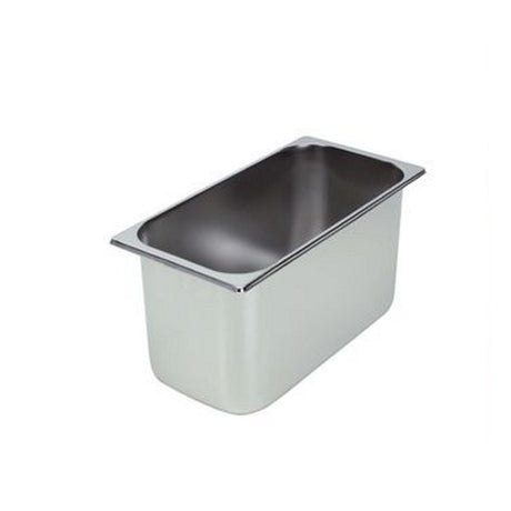 Vaschetta inox gelato cm.33x16,5 h.15 lt.6,5