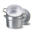 Casseruola alluminio vapore con coperchio ø 32 lt.12