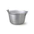 Paiolo alluminio conico manico arco cm.40 lt.20 h.22
