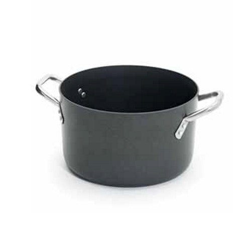 Casseruola induzione alluminio antiaderente alta cm.28 al black