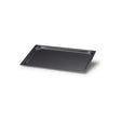 Teglia alluminio gastro antiaderente gn 1/1 h.4 nera