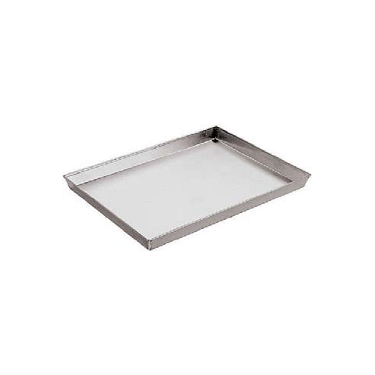 Teglia alluminata cm.50x35 h.3 piana saldata