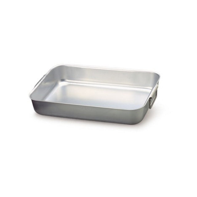 Tegame alluminio rettangolare leggero cm.45x30 h.8,5
