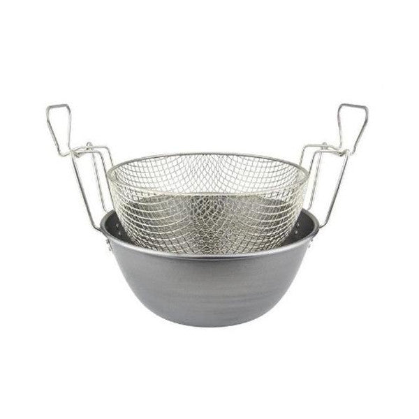 Friggitrice in ferro con cesto ø cm.36 ilsa