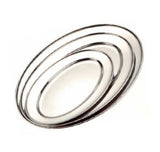 Vassoio inox ovale cm.30x22 eco