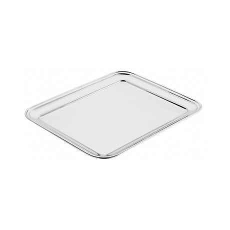 Vassoio inox rettangolare bar cm.25x20