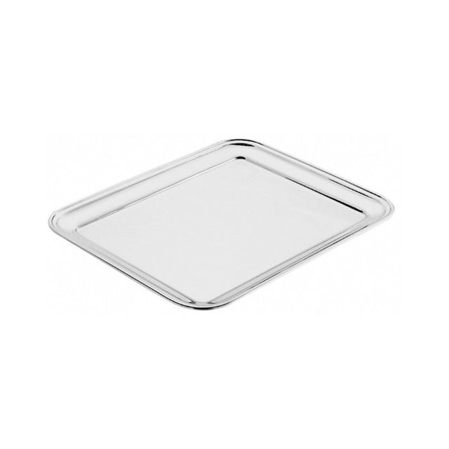 Vassoio inox rettangolare bar cm.25x20