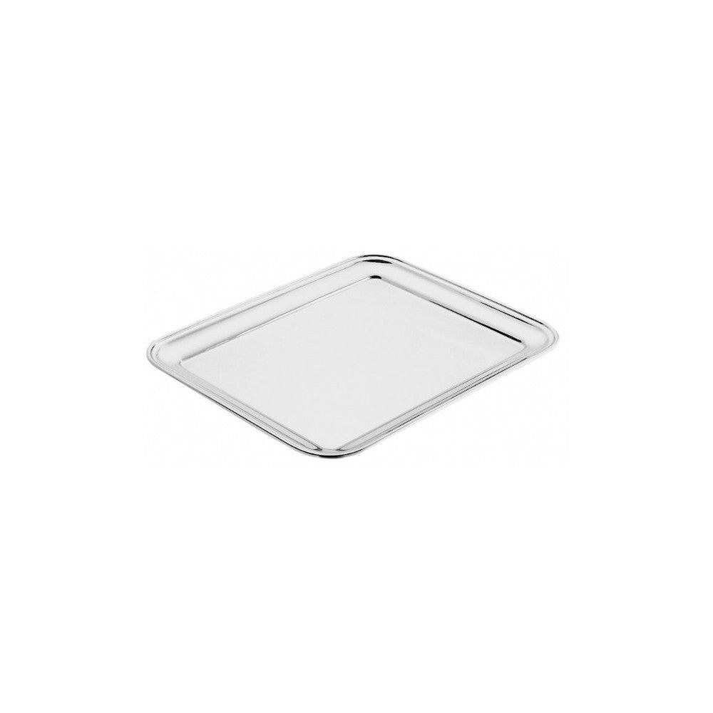 Vassoio inox rettangolare bar cm.40x31