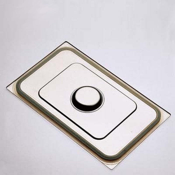 Coperchio inox gn tenuta silicone 2/3