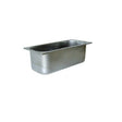 Vaschetta inox gelato cm.42x20 h.25 lt.18