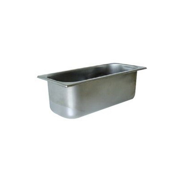Vaschetta inox gelato cm.42x20 h.25 lt.18