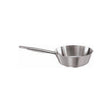 Casseruola inox conica bassa 1 manico ø cm.24 h.7,5 lt.2,7 s1000