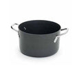 Casseruola induzione alluminio antiaderente alta cm.24 al black