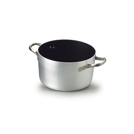 Casseruola alluminio antiaderente alta 2 man.ø cm.16 h.8 lt.1,7