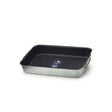 Tegame alluminio antiaderente rettangolare cm.40x28 h.8