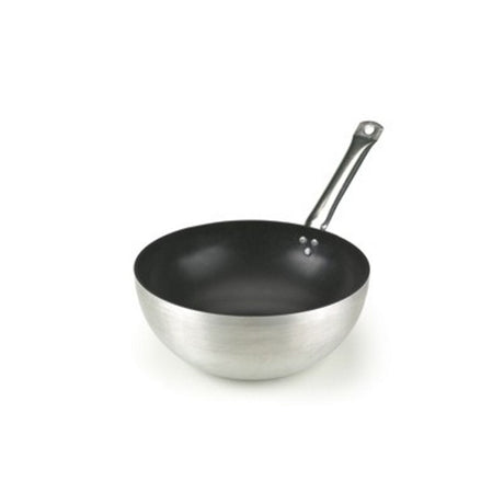 Wok alluminio antiaderente 1 manico ø cm.28 fondo svasato h.10
