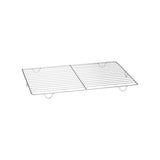 Griglia inox cm.60x40 h.2.5 con piedini
